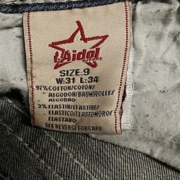 La Idol size 9 women's jeans 30x32 - Picture 7 of 8